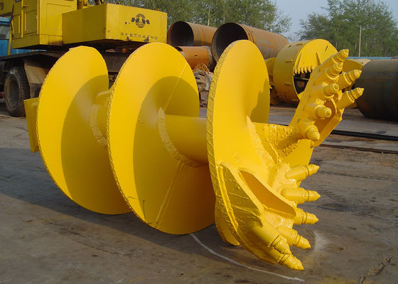 Single Screw 500mm Flight 601Kg Rock Drilling Auger