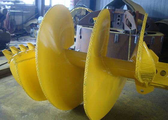 Double Cut 2500mm Diameter 30mm Flight Rock Drilling Auger