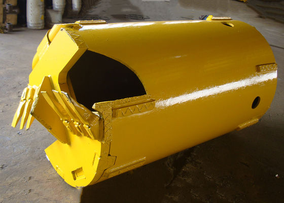 Q345B 1200mm Height Rock Drilling Bucket For Drilling Rig